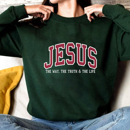 Christian Jesus Faith Crew-Neck Sweatshirt