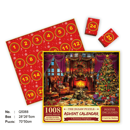 🎄Christmas Advent Calendar Jigsaw Puzzle 1000 pcs 🧩