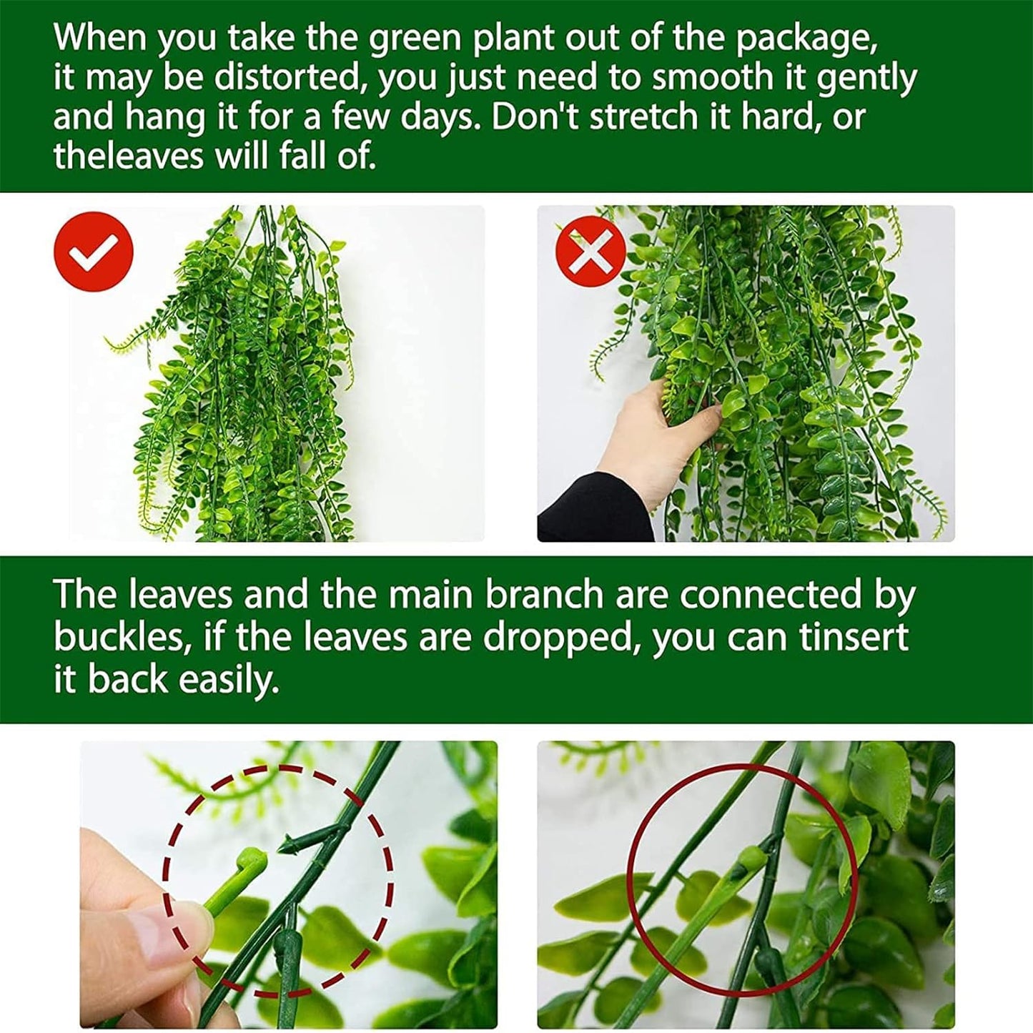 🌿Artificial hanging Persian grass vine -Buy 5 Get 5 Free (10pcs)