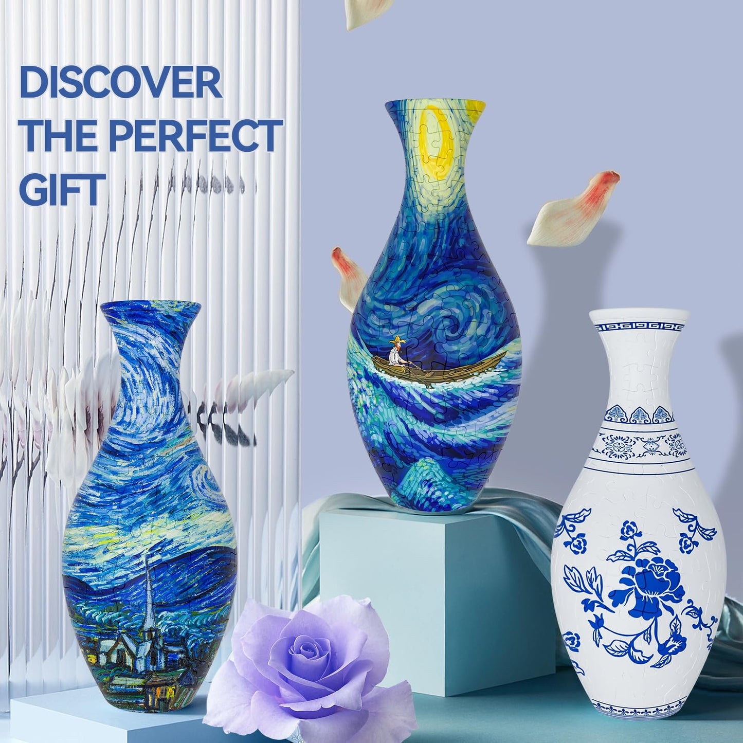 🔥Limited time 55% 💐3d jigsaw puzzle vase