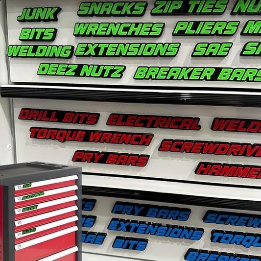 49% OFF This Week Promotions🎉🎉23 Pack of Magnetic Toolbox Labels🔩