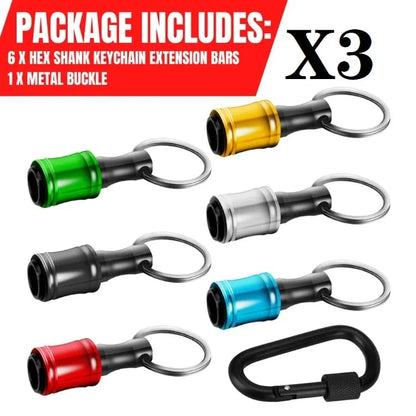 aakip™-🔥1/4" Hexagonal screwdriver head bracket hiking buckle