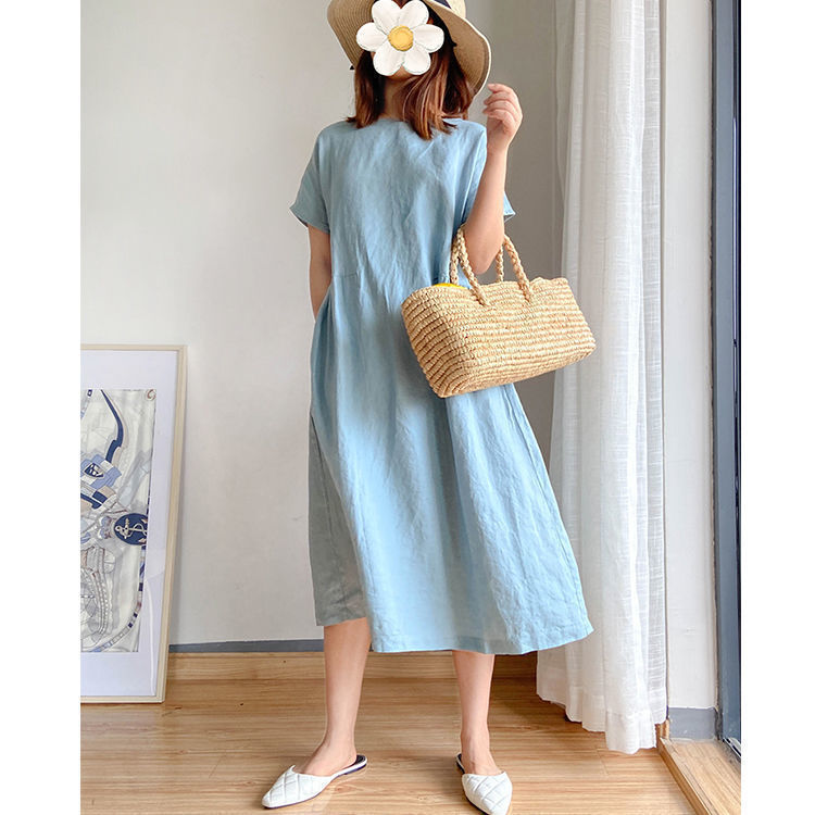 aakip™-🔥HOT SALE🔥 Japanese Style Linen Cotton Dress(50%OFF)