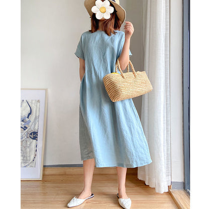 aakip™-🔥HOT SALE🔥 Japanese Style Linen Cotton Dress(50%OFF)