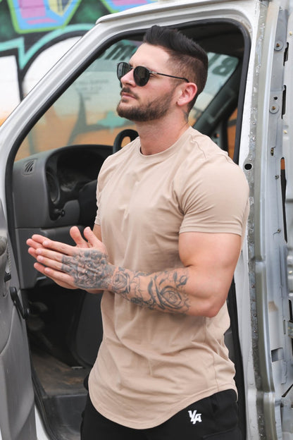 aakip™-ESSENTIAL DROP-CUT T-SHIRT