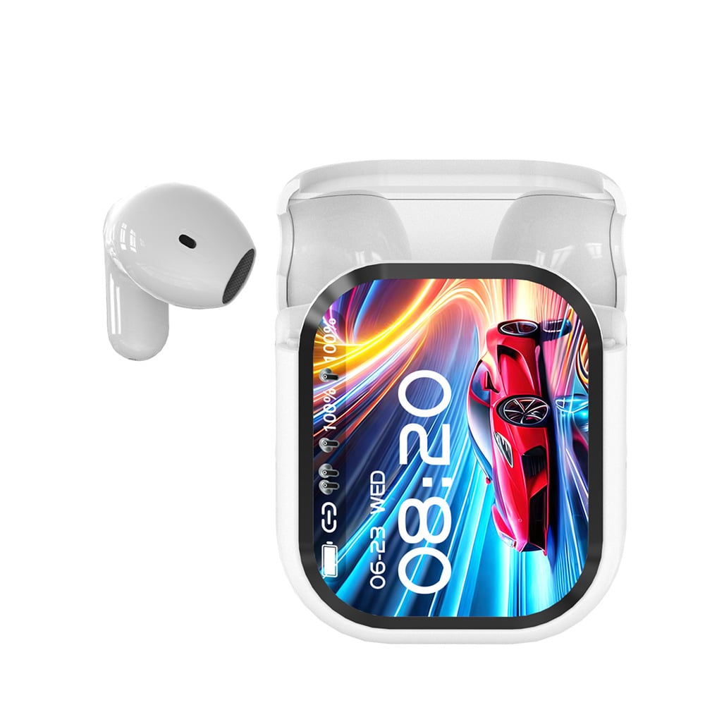 ⏰🔥 Bluetooth 5.4 Earphones LED Display High Fidelity Waterproof Wireless Earphones