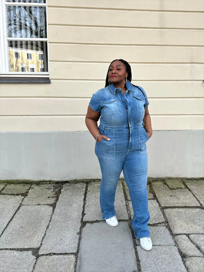aakip™-Skinny Bootcut Denim Jumpsuit(Buy 2 Free Shipping)