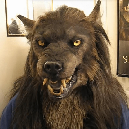 aakip™-Werewolf Headwear Glowing Eyes Movable Costume Mask-💖Buy 2 Free Shipping
