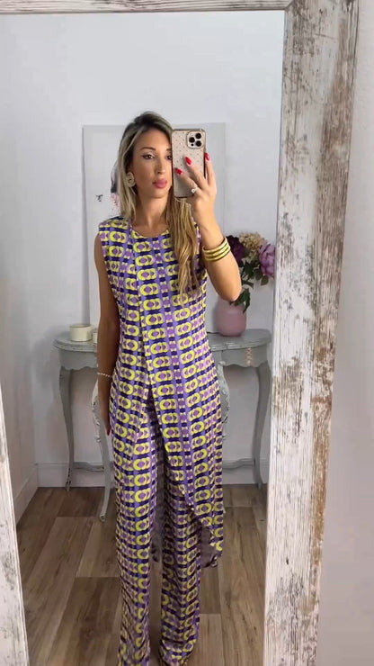 aakip™-New Arrival Abstract Printed Comfy Suit For Women