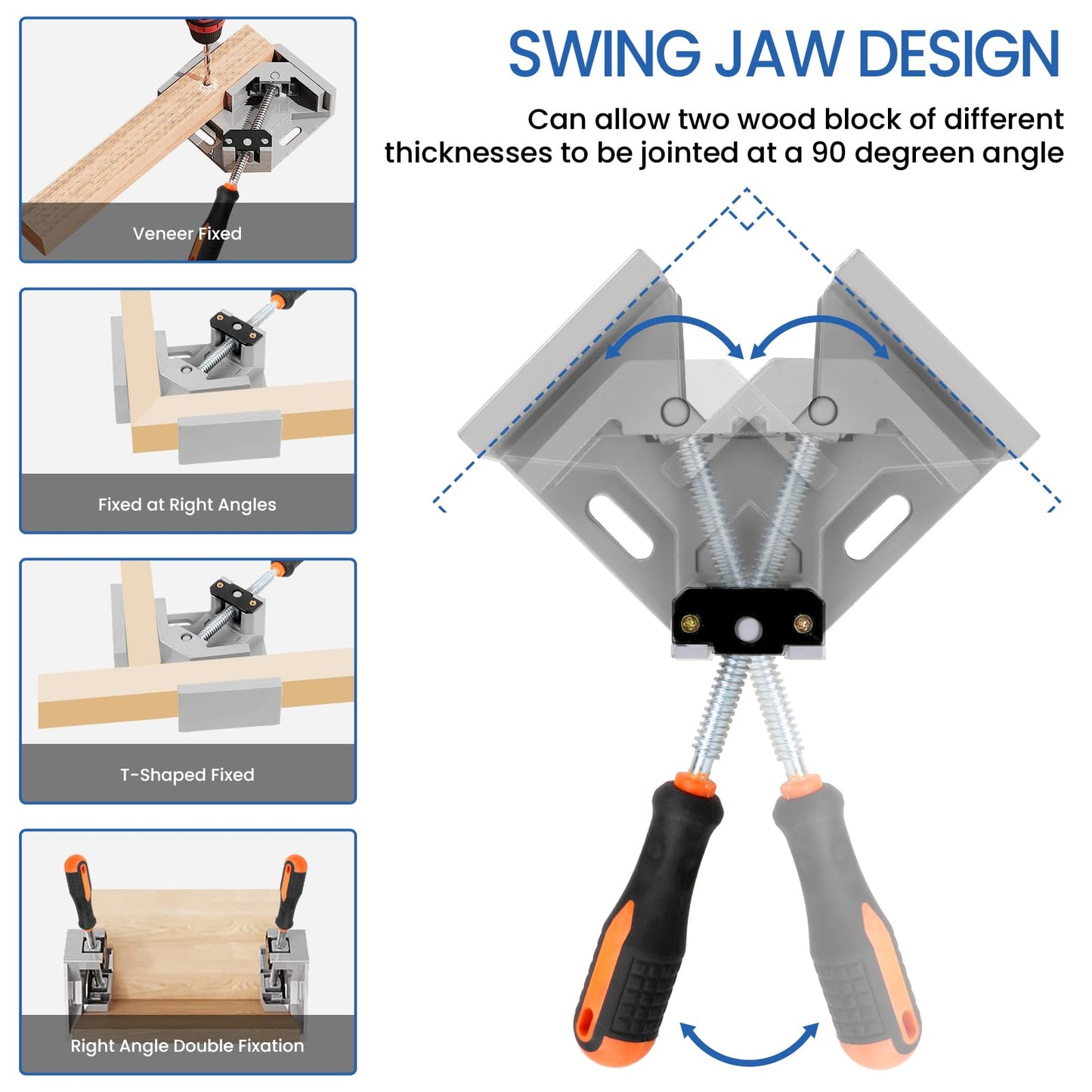 Right Angle Woodworking Clamp
