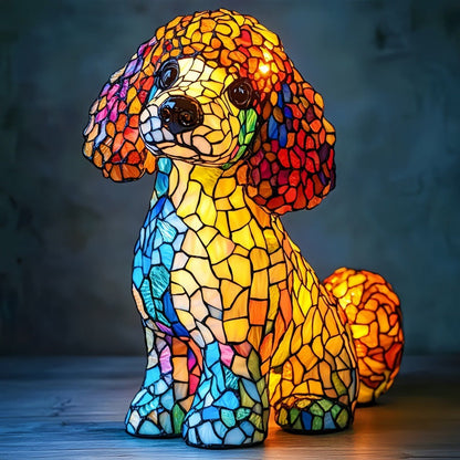 🔥Hot selling🐶magical colorful dog lamp art night lights