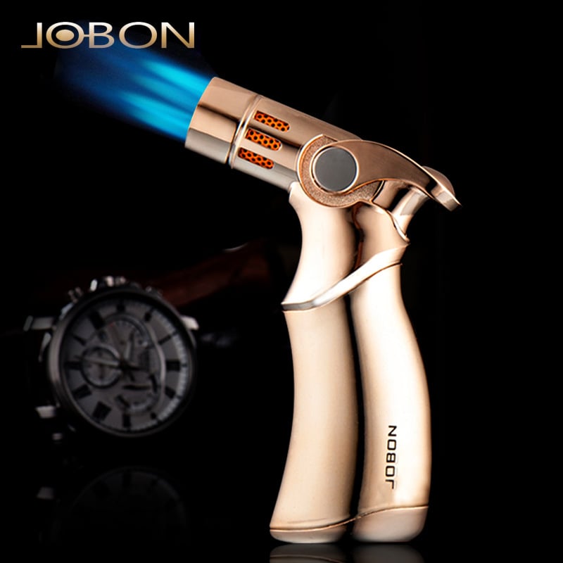 aakip™-Windproof straight torch blue flame lighter