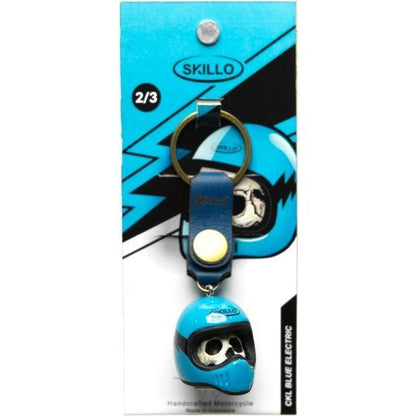 aakip™-Colorful Skull Helmet Keychain