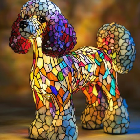 🔥Hot selling🐶magical colorful dog lamp art night lights