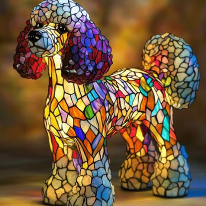 🔥Hot selling🐶magical colorful dog lamp art night lights