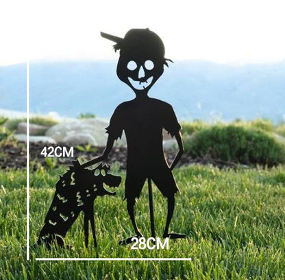 aakip™-👻Cute and Unique Ghost Zombies - Halloween Yard Decor Metal  Art👻
