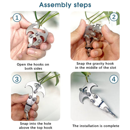 aakip™-Stainless Steel Gravity Grappling Hook