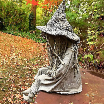 aakip™-Halloween Witch Ghoul Solar Energy Lamp
