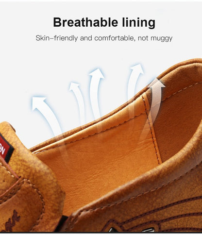 aakip™-2024 spring new leather shoes non-slip business casual men's shoes