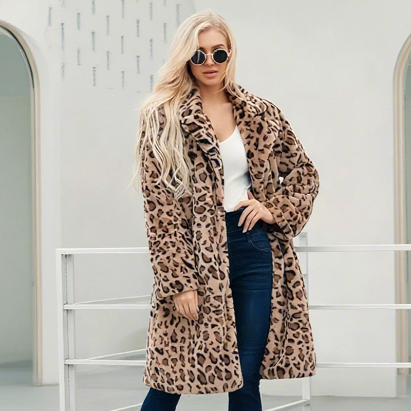 ✨Get 50% off💖Women's Leopard Print Mid-Length Jacket✈️ free shipping