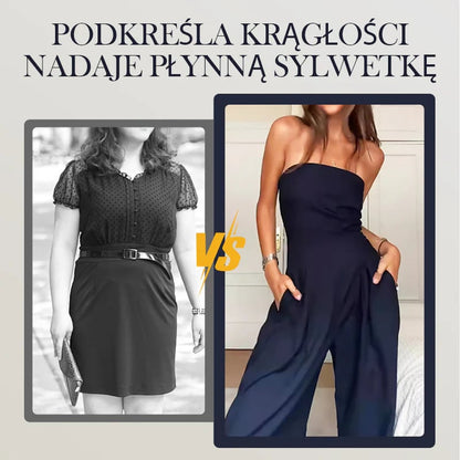 [S-XL]👗Women's Strapless Jumpsuit with Pockets