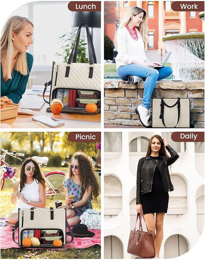 🍱 The Ultimate 2-in-1 Tote Bag – Where Elegance Meets Functionality! 🍽️