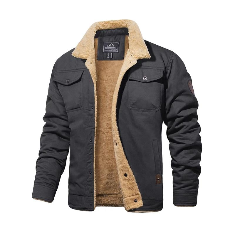 💞Men's Winter Jacket Sherpa Lined