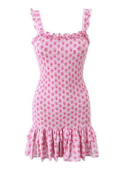 aakip™-Flirty Ruffle Sleeveless A-line Mini Dress - Perfect for a Stylish Summer Look