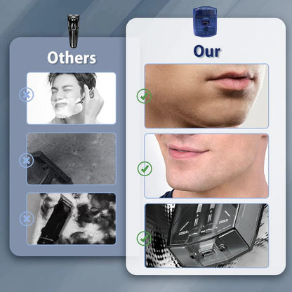 🔥Transparent and silent mini electric shaver