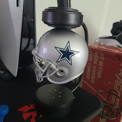 aakip™-NFL Rotating Levitating Hover Helmet With LED Lighting & Hover Football With Bluetooth Speaker