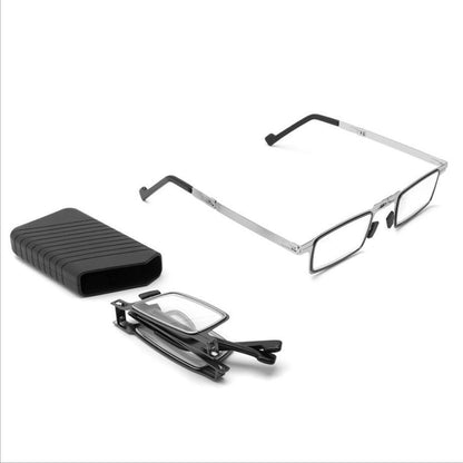🔥Ultra Light Titanium Material Screwless Foldable Reading Glasses
