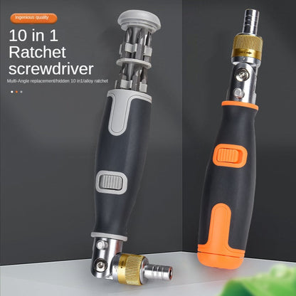 aakip™-10 in 1 Multi-angle ratchet screwdriver Professional tools