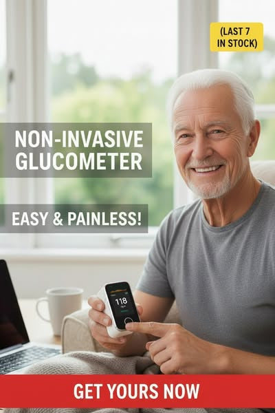 Non-Invasive Blood Glucose Monitor — 5-Second Readout | 99% Accuracy 8-1