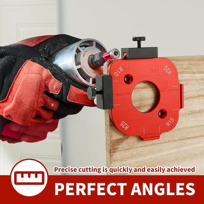 Trimmer Cutting R Angle Arc Template