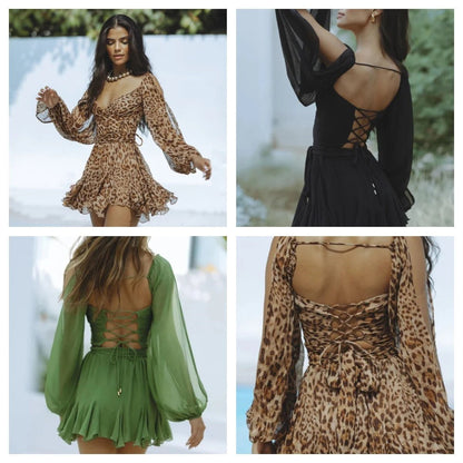 aakip™-(🔥Hot Sale-49% OFF)🔥V-neck off-the-shoulder Dress