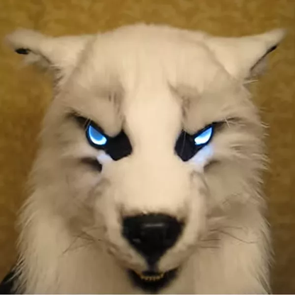 aakip™-Werewolf Headwear Glowing Eyes Movable Costume Mask-💖Buy 2 Free Shipping