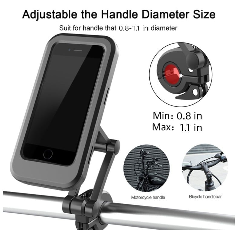 aakip™-🔥49%OFF🔥Waterproof Bicycle & Motorcycle Phone Holder