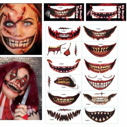 aakip™-Halloween prank makeup temporary tattoo