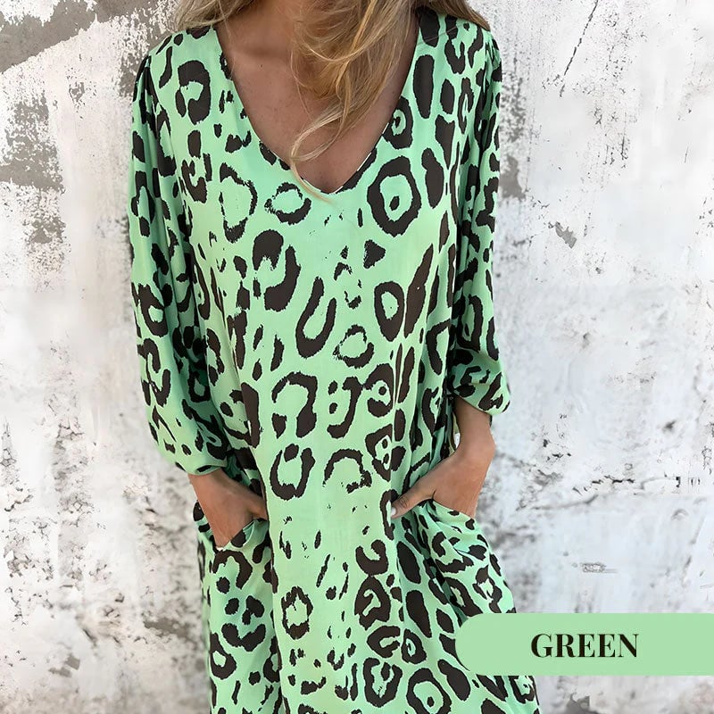 💖Safari Chic Leopard Dress