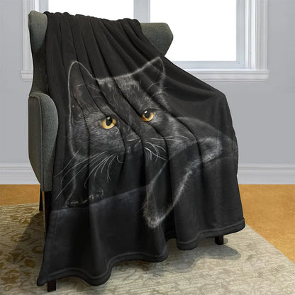 ⏳🎄Christmas Hot Sale - 49% Off!🔥30K+ SOLD🐱Black Cat All-Season Cozy Blanket