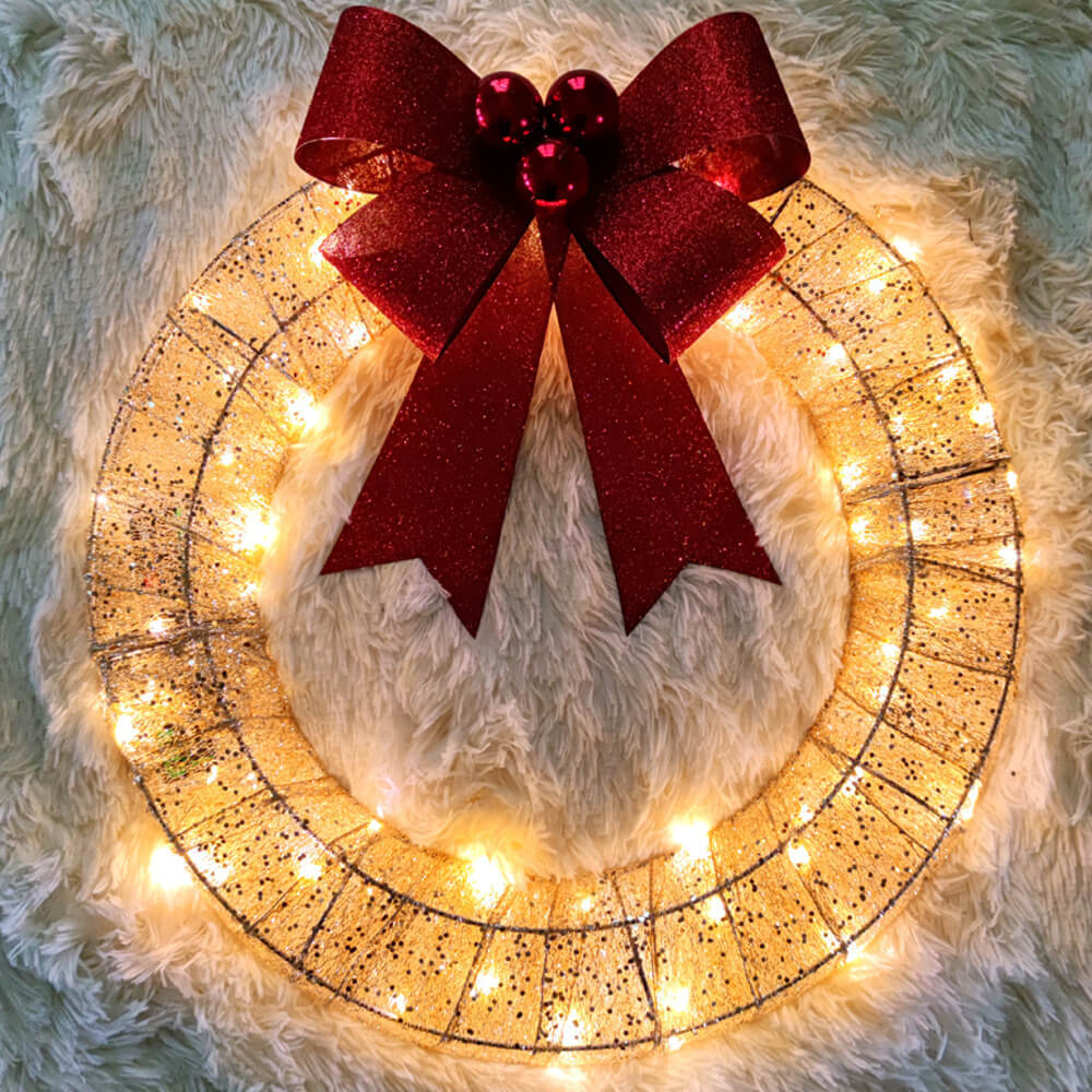 Luminous Metal Garland Decor