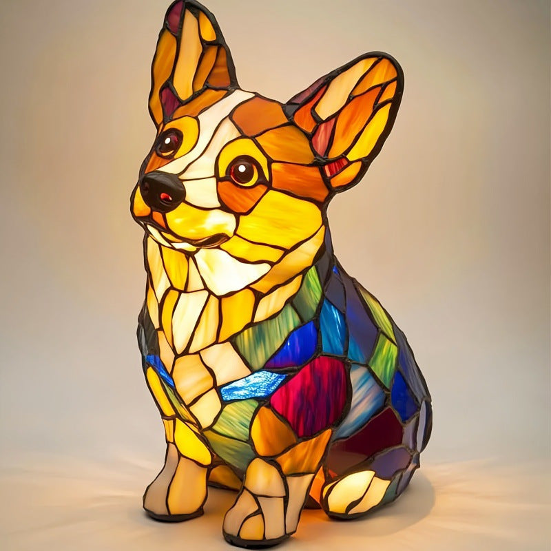 🔥Hot selling🐶magical colorful dog lamp art night lights