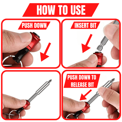 aakip™-🔥1/4" Hexagonal screwdriver head bracket hiking buckle
