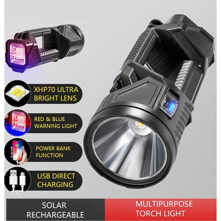 🔥50% OFF🔥New German 1000000 lumens Waterproof Spot Lights Handheld Large searchlight