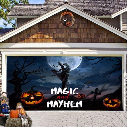 aakip™-Hot Sale-Halloween 2024 Garage Door Decoration