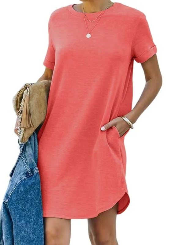 aakip™-Short Sleeve T-shirt Dress(Buy 2 Free Shipping)