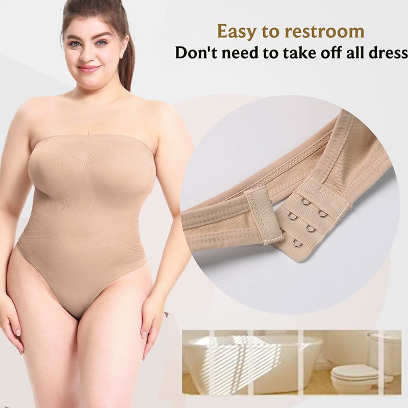 aakip™-Bodysuit Shapewear with Removable Strap