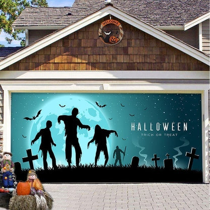 aakip™-Hot Sale-Halloween 2024 Garage Door Decoration