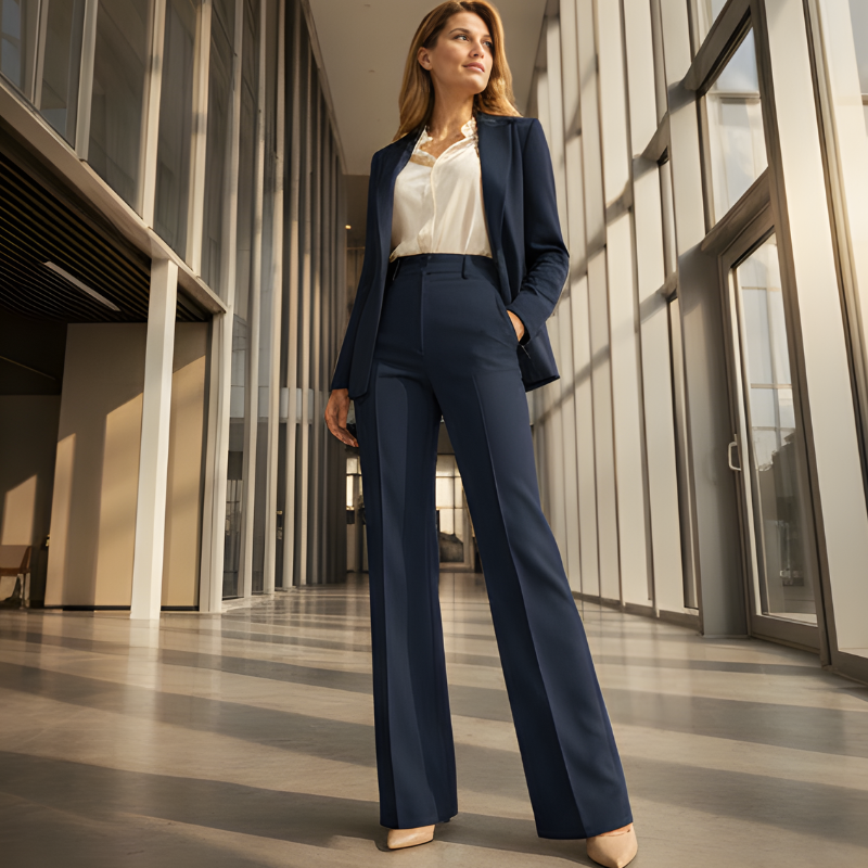 High-Waisted Wide Leg Dress Pants for Women + 50% OFF