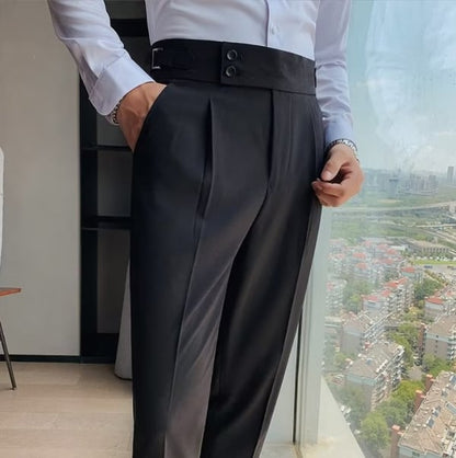 aakip™-Plain Straight Casual Pants For Men